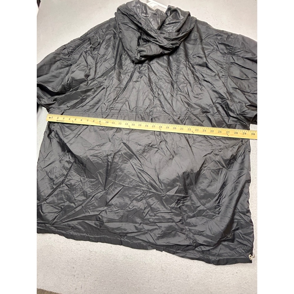 Foot Locker Anorak Jacket Nylon Ripstop Black XXXL Mens - Picture 7 of 9